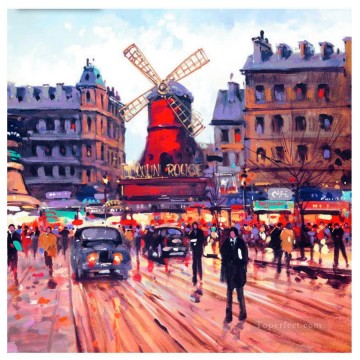 Landscapes Painting - Paris moulin